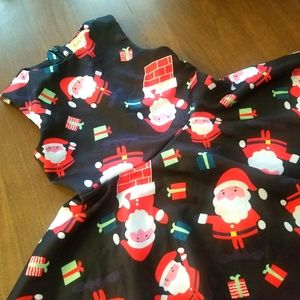 Santa Clause twirly Christmas dress